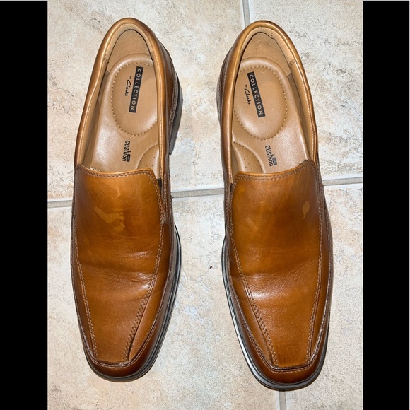 Sharp brown Tan mens shoes size 8 M - Picture 2 of 6